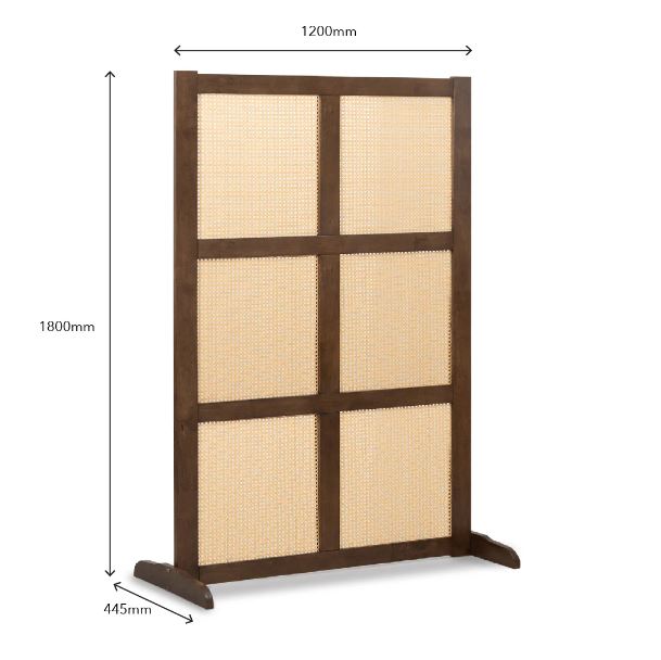 Walnut Solid Wood Room Divider