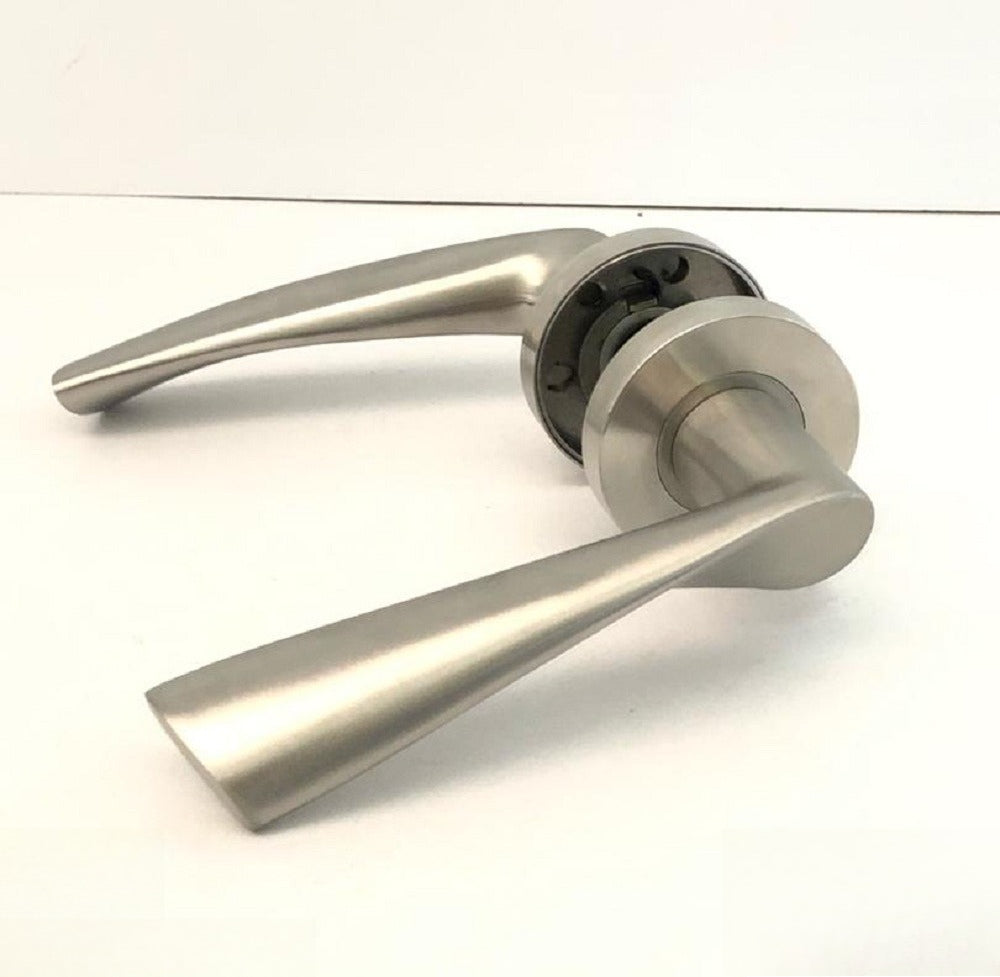 SUS304 Stainless Steel Euro Plate Lever Door Handle