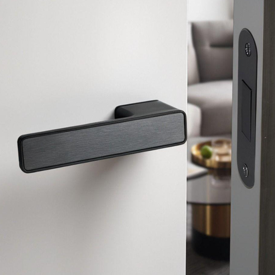 Minimalist Zinc Alloy Mute Interior Door Lock Set