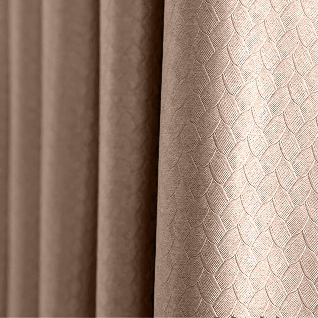 Loren Diamond Velvet Blackout Curtain