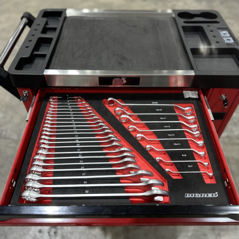 8 Drawer Multi-Layer Tool Cabinet 199PCS Tools