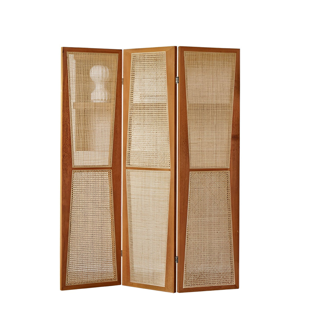 Decorative Rattan Privacy Divider