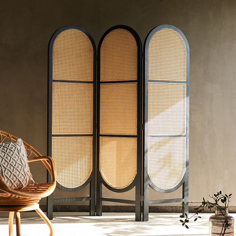 Colonial Rattan Room Divider