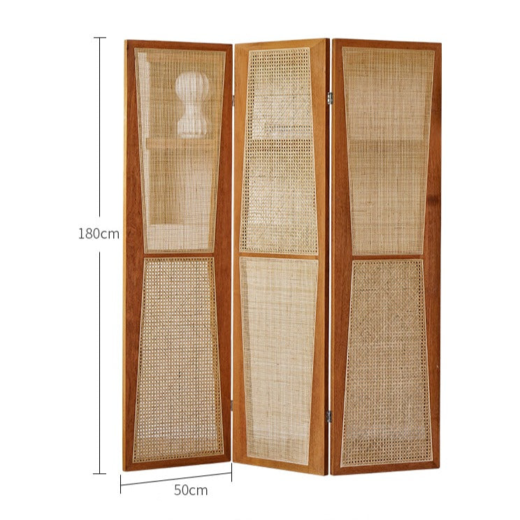 Decorative Rattan Privacy Divider