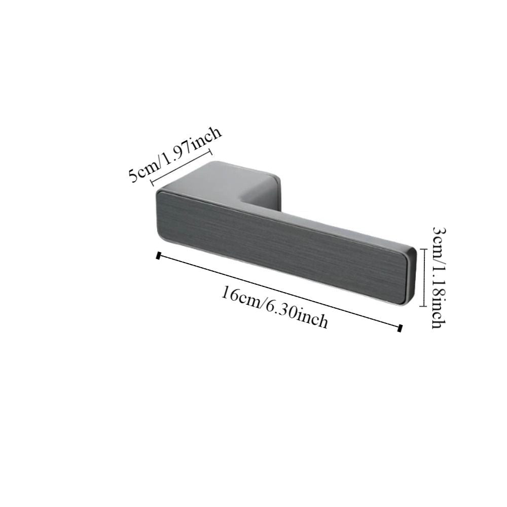 Minimalist Zinc Alloy Mute Interior Door Lock Set