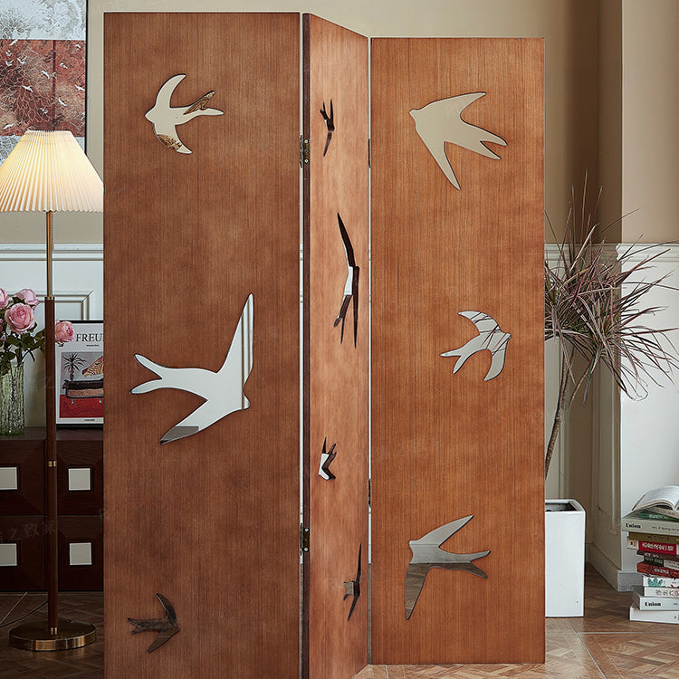 Wood Folding Room Divider
