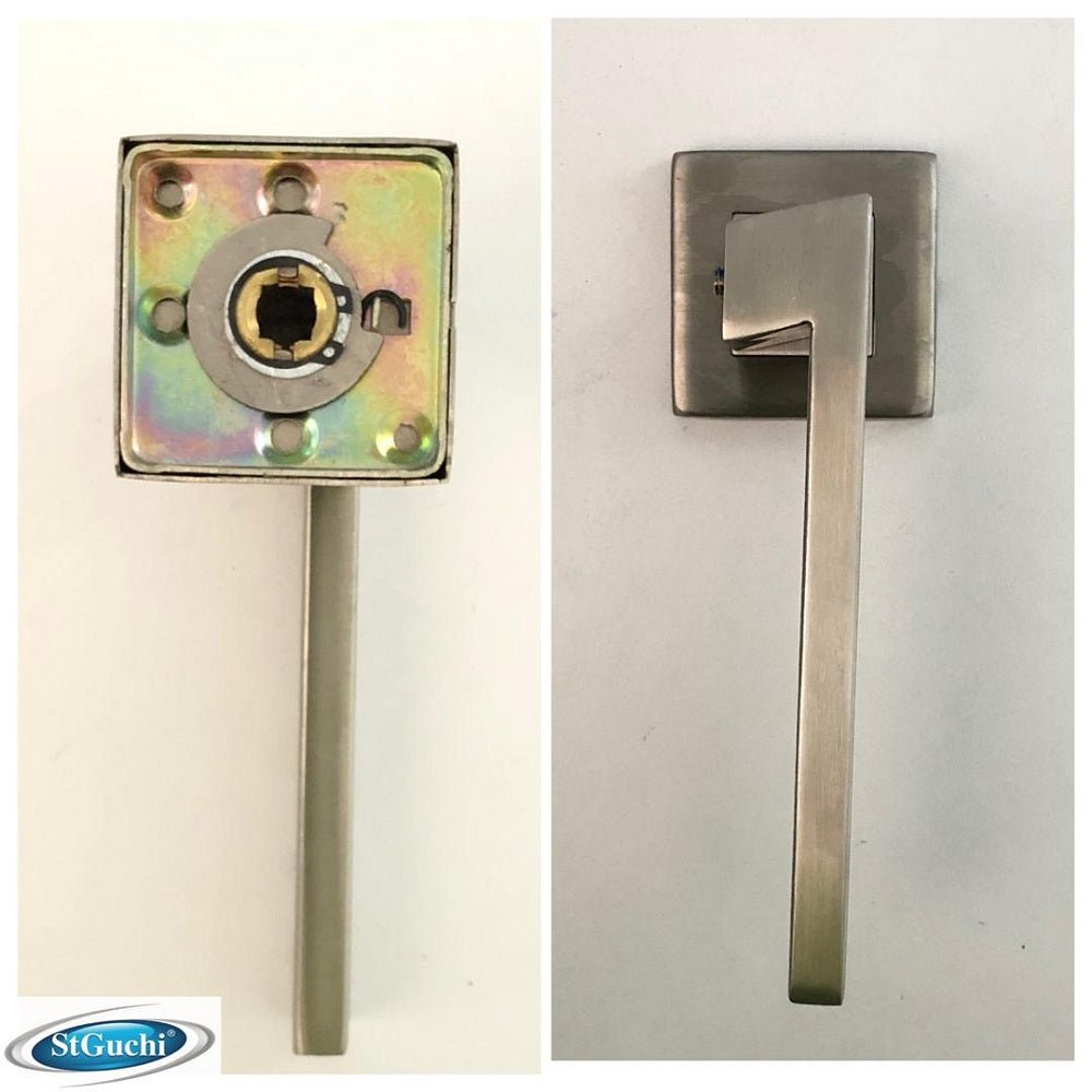 304 Stainless Steel Square Plate Lever Door Handle