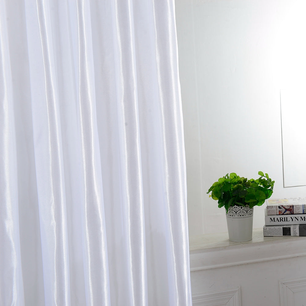 White Korean Blackout Curtain for Home Decor