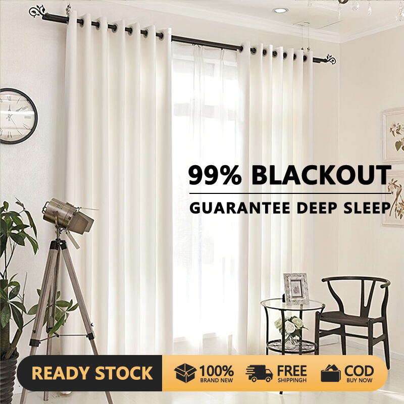 Cheap Modern Blackout Door Window Curtain