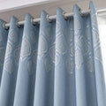 Jacquard Blackout Sliding Door Curtain