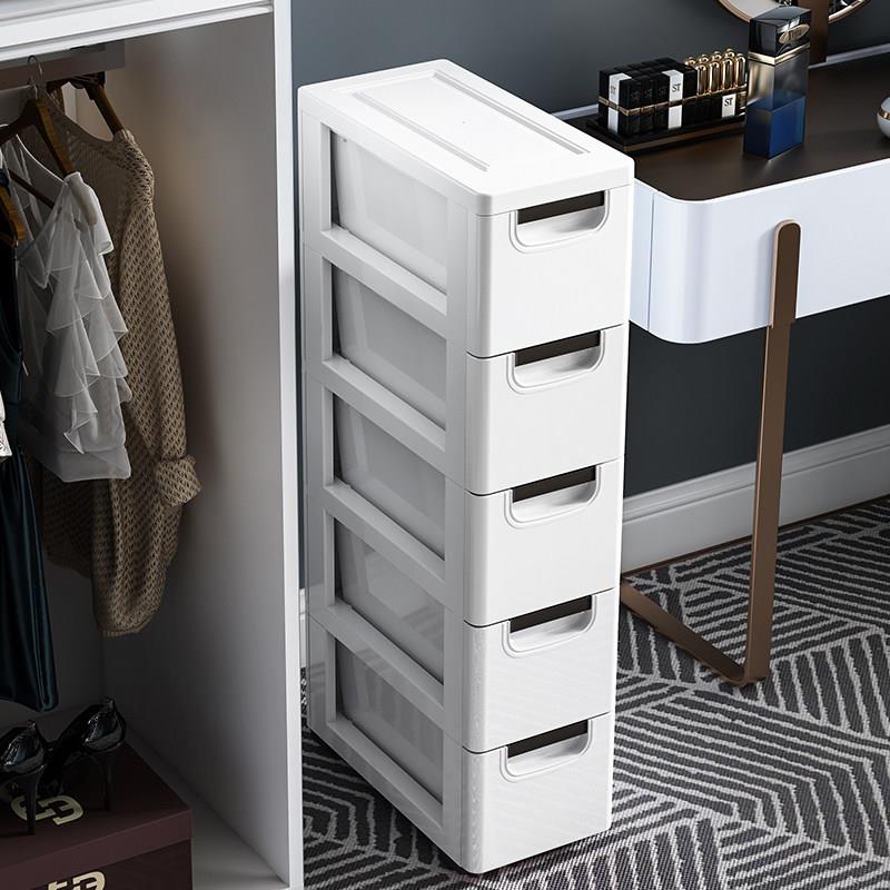 Slim Drawer Organizer Cabinet