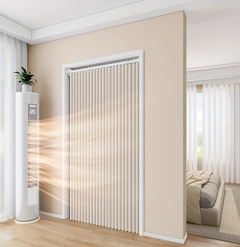 No Drill Folding Thermal Blackout Curtain