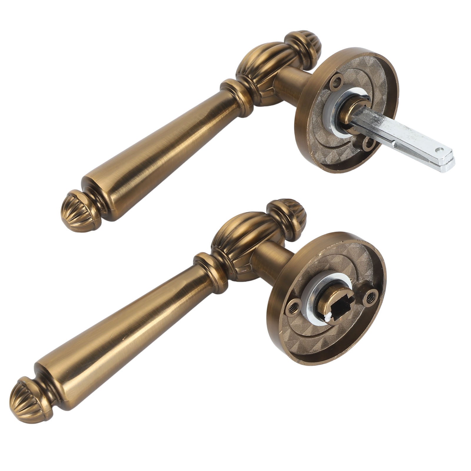 Retro Bronze Mute Door Lock Set