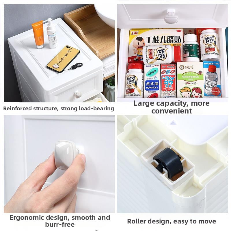 Slim Drawer Organizer Cabinet