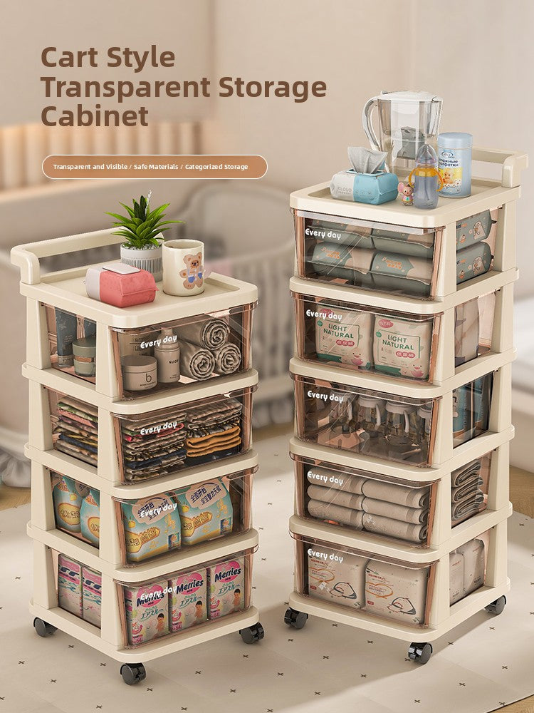Drawer Storage Cart for Baby Items