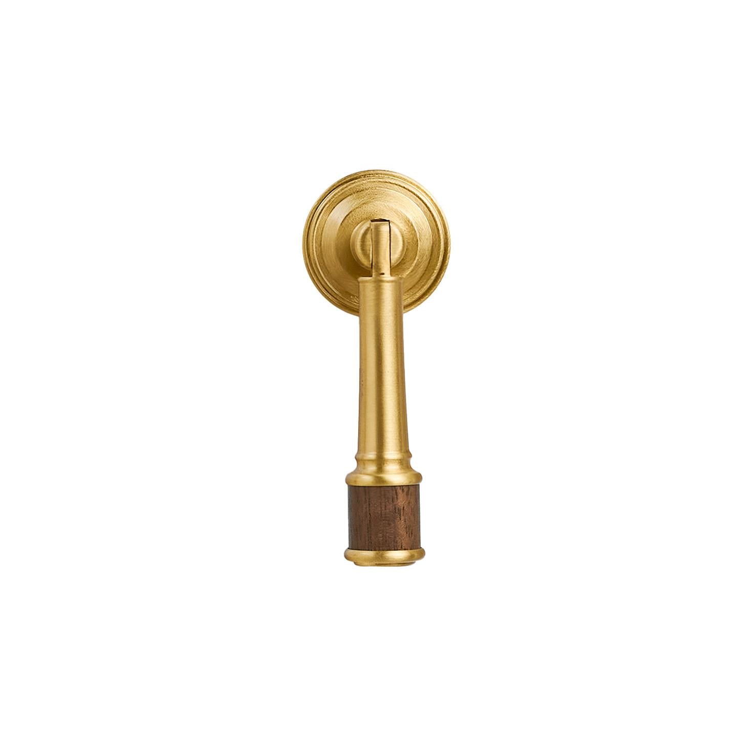 Vintage Luxury Single Hole Brass Drawer Pull