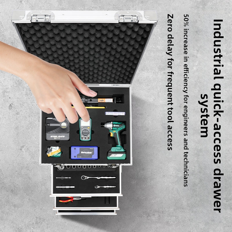 Aluminum Drawer Wheel Trolley Case