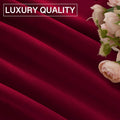 Christmas Red Velvet Heat Block Blackout Curtain