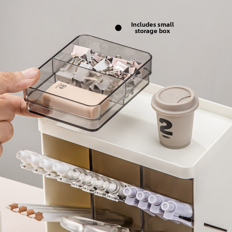 Multi-functional Desktop Organizer Storage Box