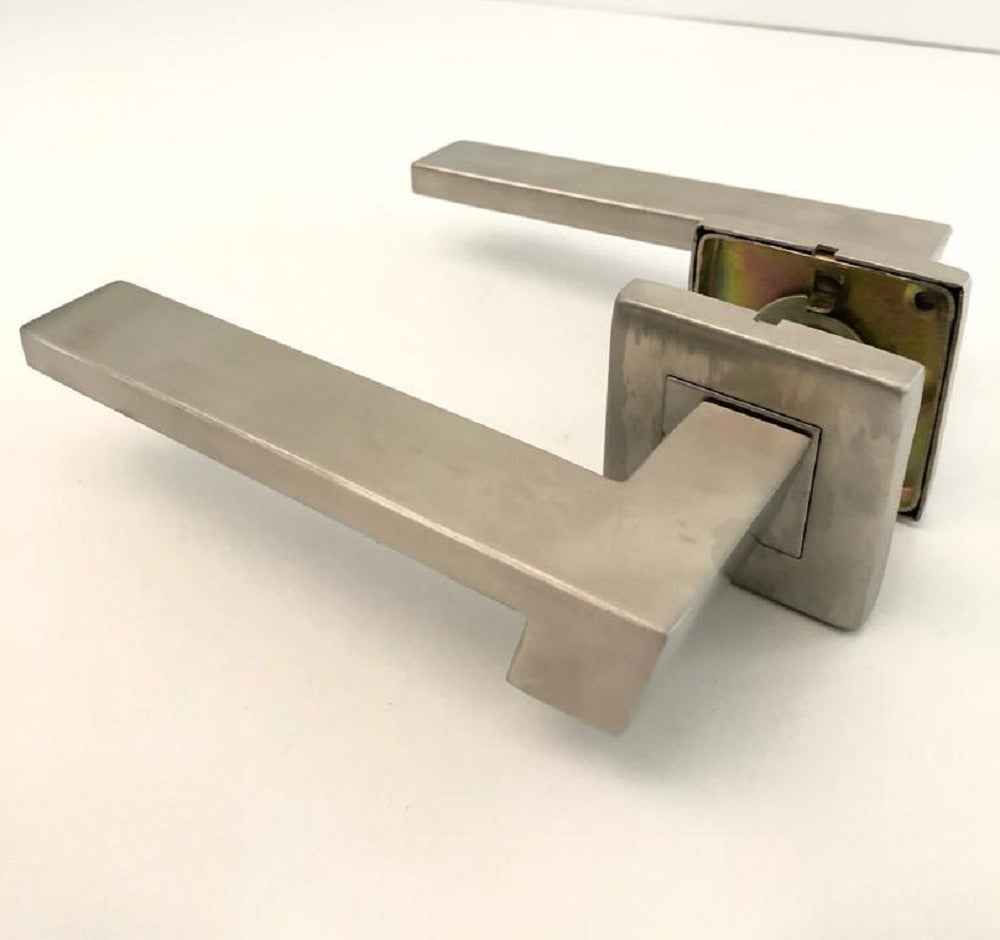 304 Stainless Steel Square Plate Lever Door Handle