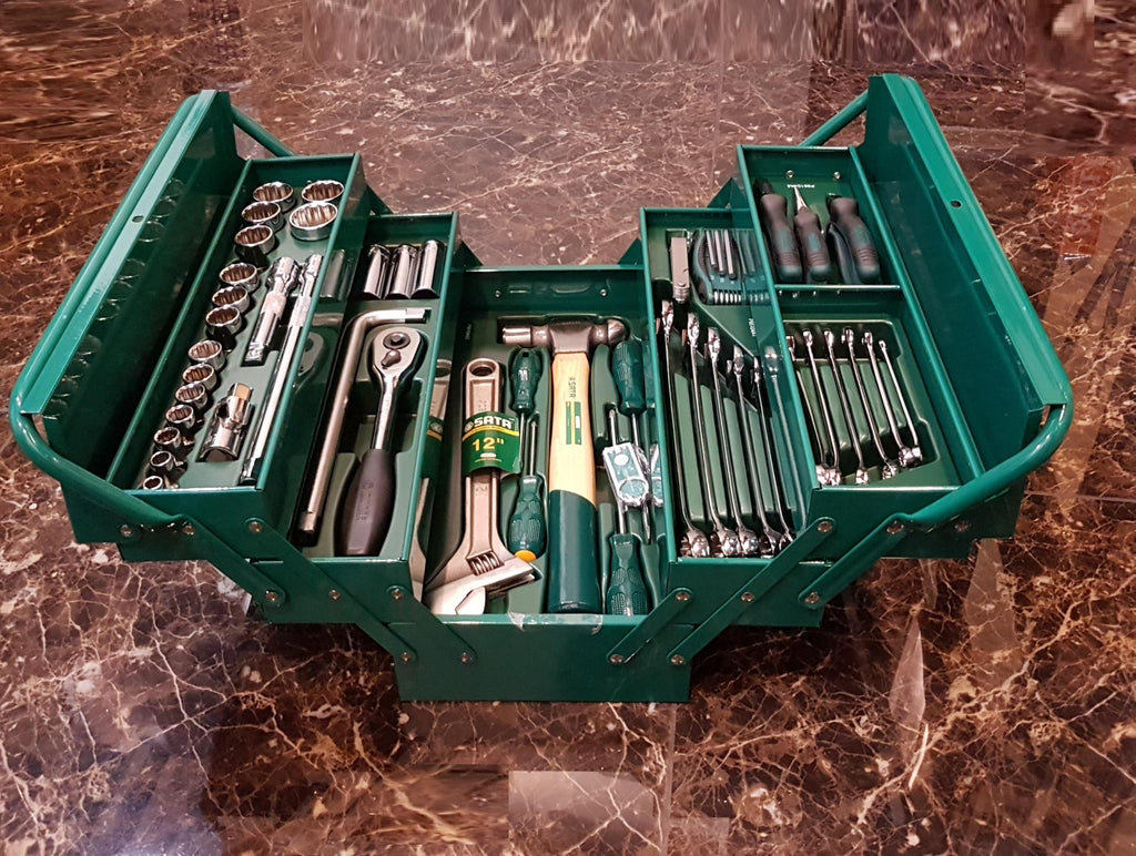 Sata 70PCS Cantilever Tool Box SAE 6/12 Point