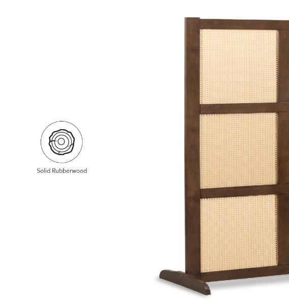 Walnut Solid Wood Room Divider