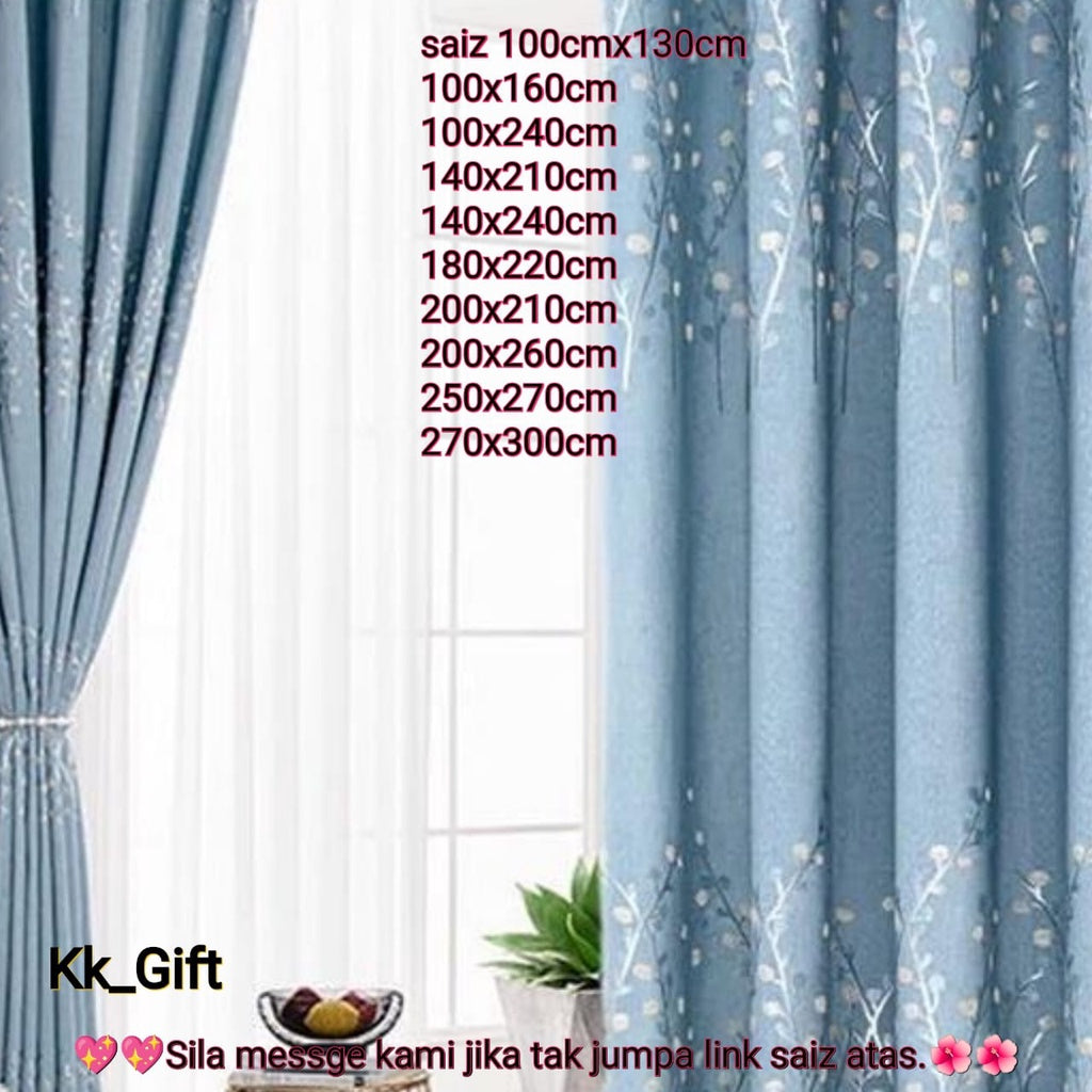 Solid Star Semi Blackout Thermal Window Curtain